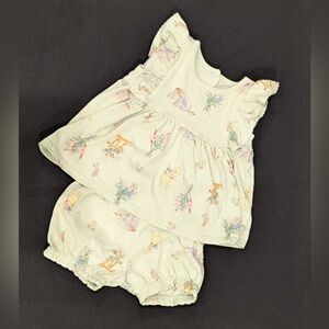 Adorable Disney Winnie the Pooh and Friends Baby Dress and Bloomers Set (12M)